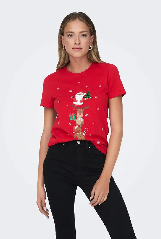 ONLY FRIENDS CHRISTMAS SS TOP