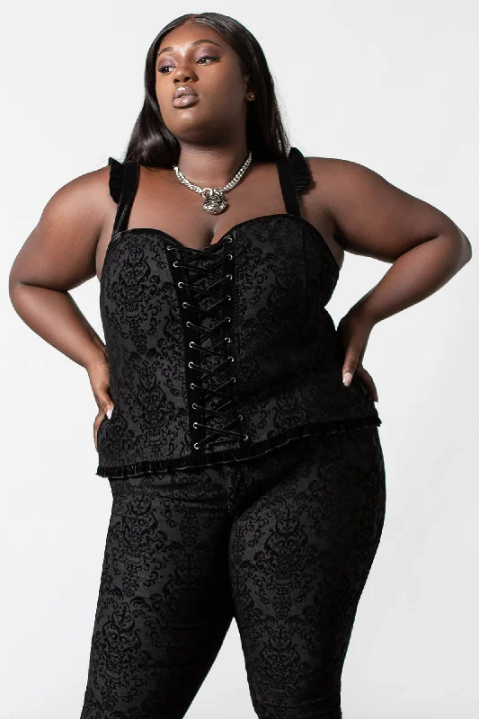 Rita Rite Corset Top [PLUS] Edgy Women's Punk