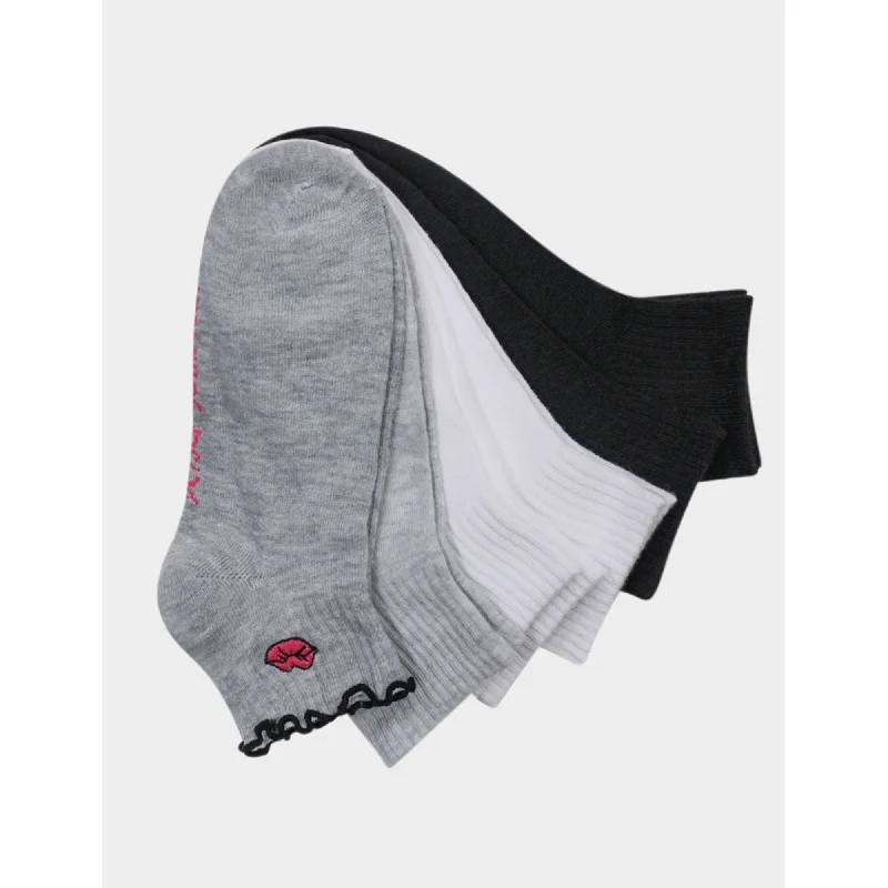 Betseys Lips 6 Pack Charcoal Trendy Women's Oversized