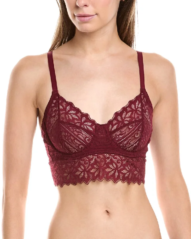 ELSE Orient Underwire Balcony Cup Bra Classic Women's Pin - striped