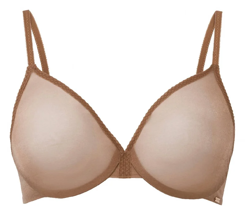 Glossie Sheer Bra In Bronze Refined Women's 