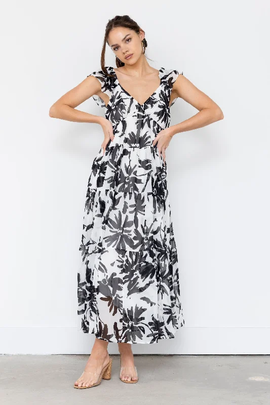 SALE - Joan Printed Maxi Dress