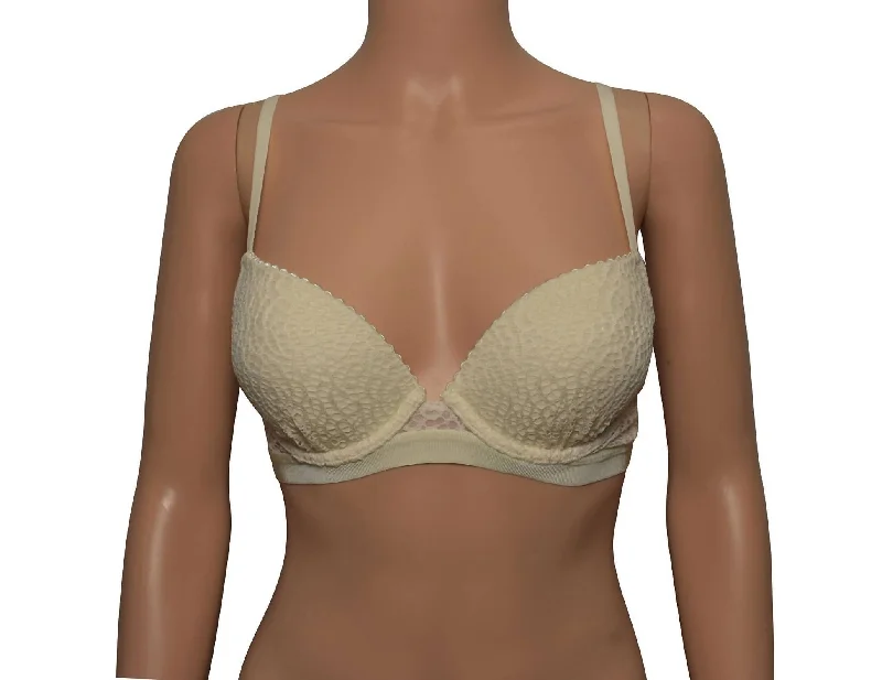 Lace Underwire Bra In Ivory Monochromatic All - in - one