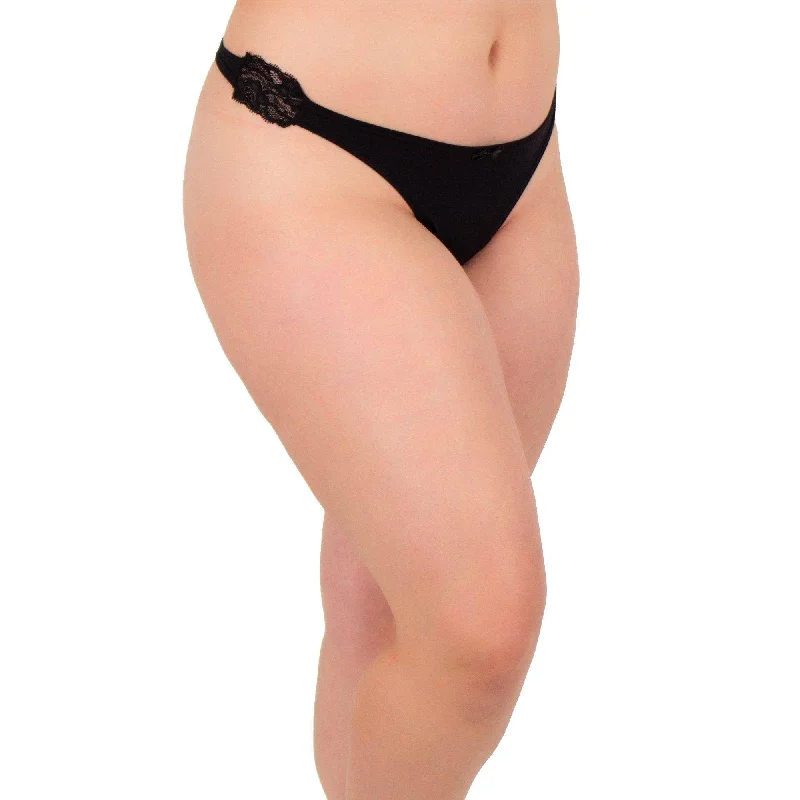 Lux Cotton Thong Monochromatic Office Style