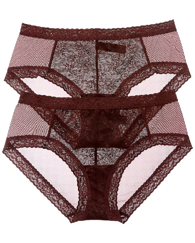 Natori 2pk Escape Girl Brief Sporty Women's Tennis