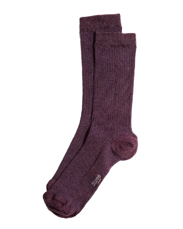 Stems Eco-Conscious Cashmere-Blend Crew Sock