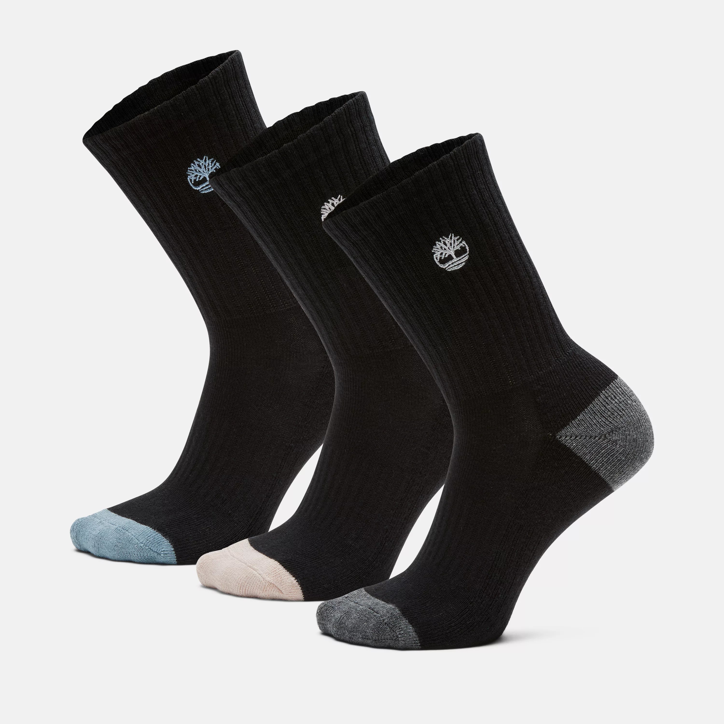 Women's Sagamore Beach 3-Pack Half-Cushioned Crew Socks Dapper Women's 1920S
