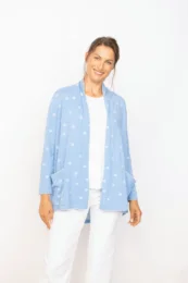 Habitat, 86435 Pocket Cardigan, Cornflower