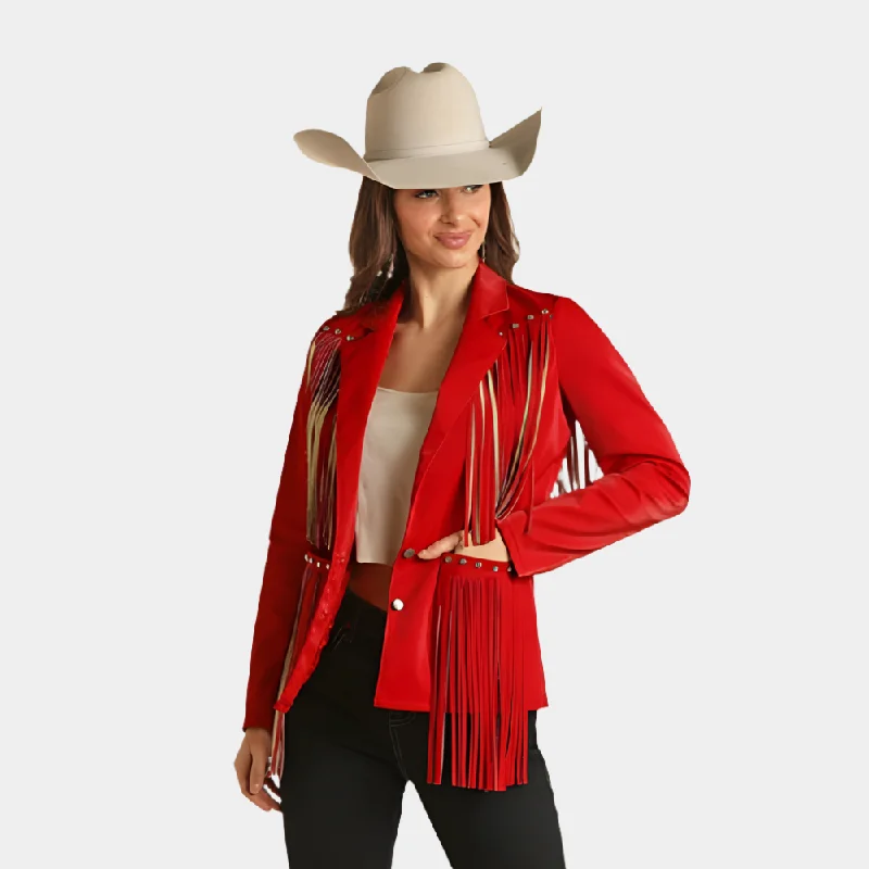 Red Fringe Jacket