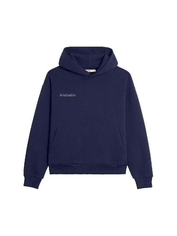 Womens 365 Midweight Hoodie—navy blue Elegant Women's 