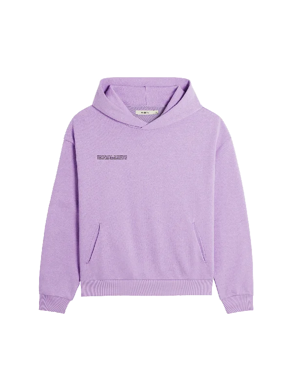 Womens 365 Midweight Hoodie—Orchid Purple Minimalist Women's Casual