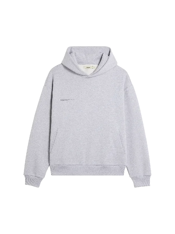 Womens 365 Heavyweight Hoodie—grey marl Preppy Women's College