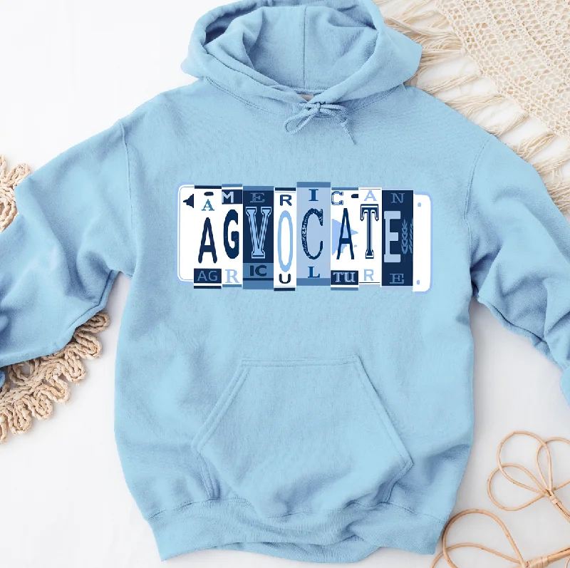 Agovcate License Plate Hoodie (S-3XL) Unisex - Multiple Colors! Stylish Women's Neon