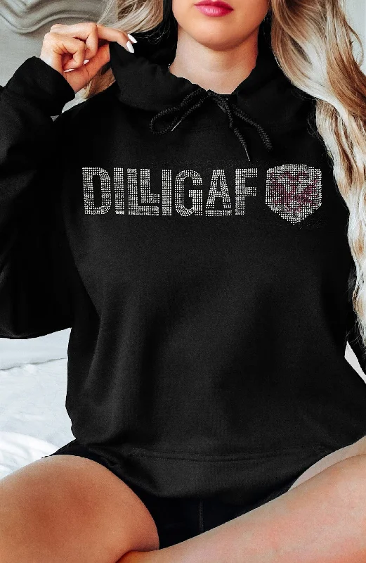 Bedazzled Alpha Hoodie Classic Women's Pin - striped