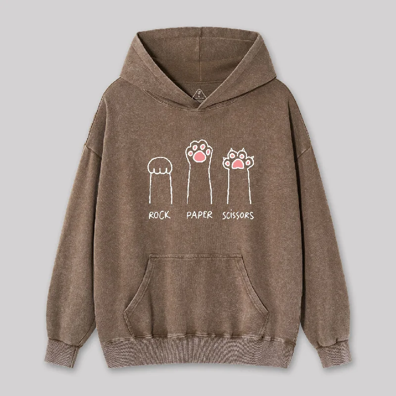 Cat Paw Washed Hoodie Athletic Women's 
