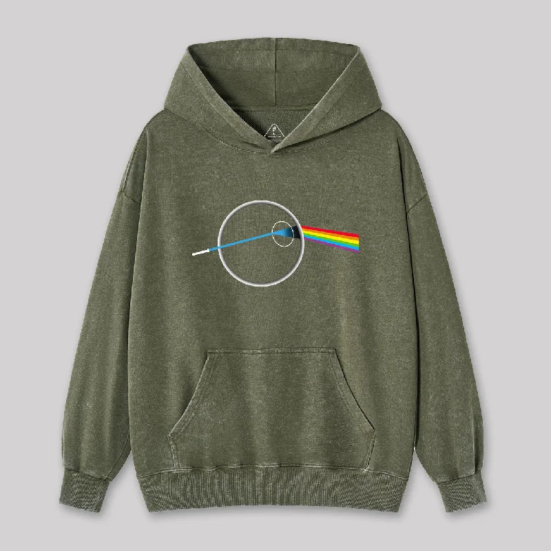 Dark Side of the Death Washed Hoodie Geometric