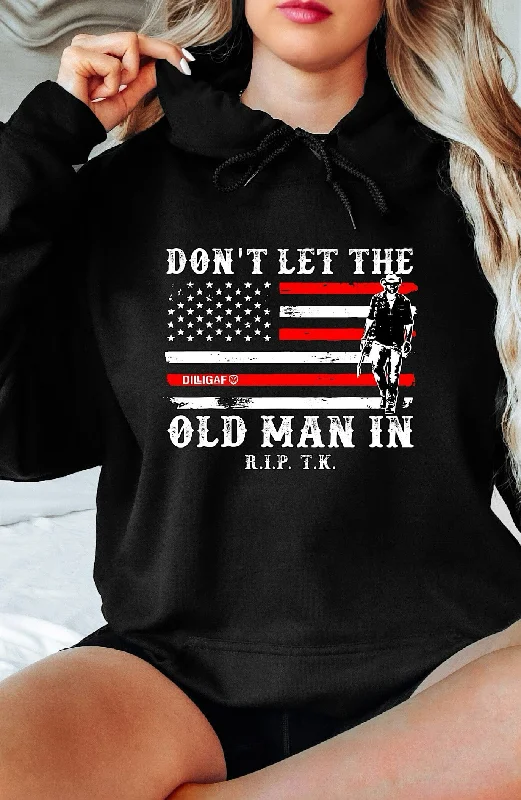 Don't Let The Old Man In Pullover Hoodie Preppy Women's College