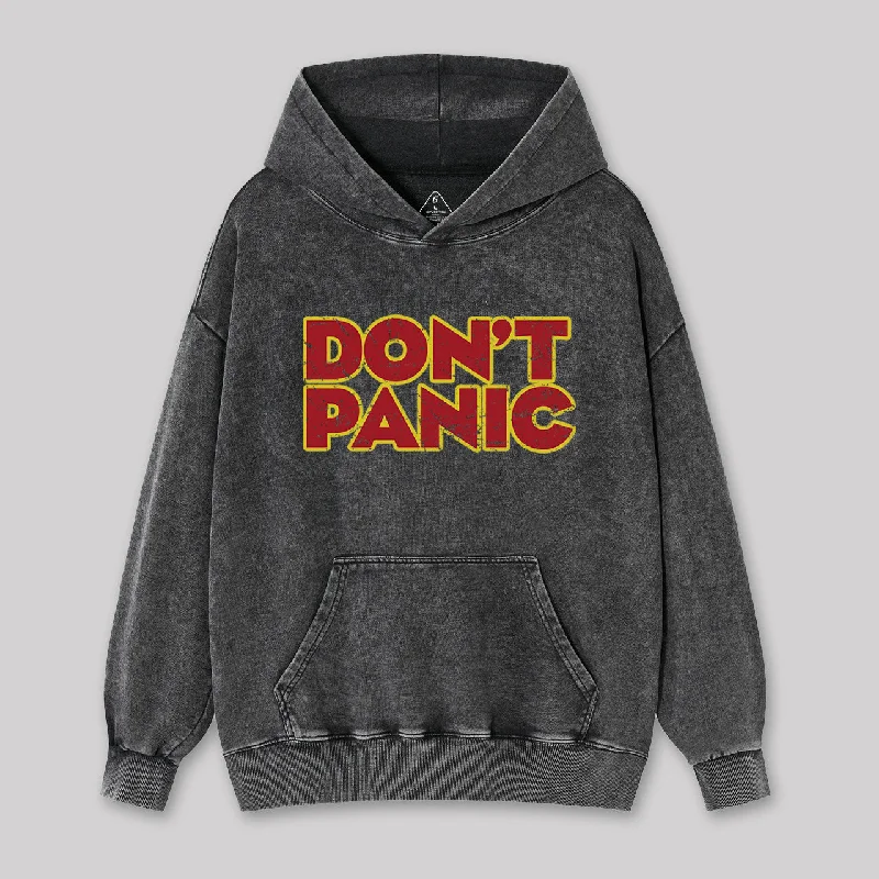 Don't Panic Washed Hoodie Gym