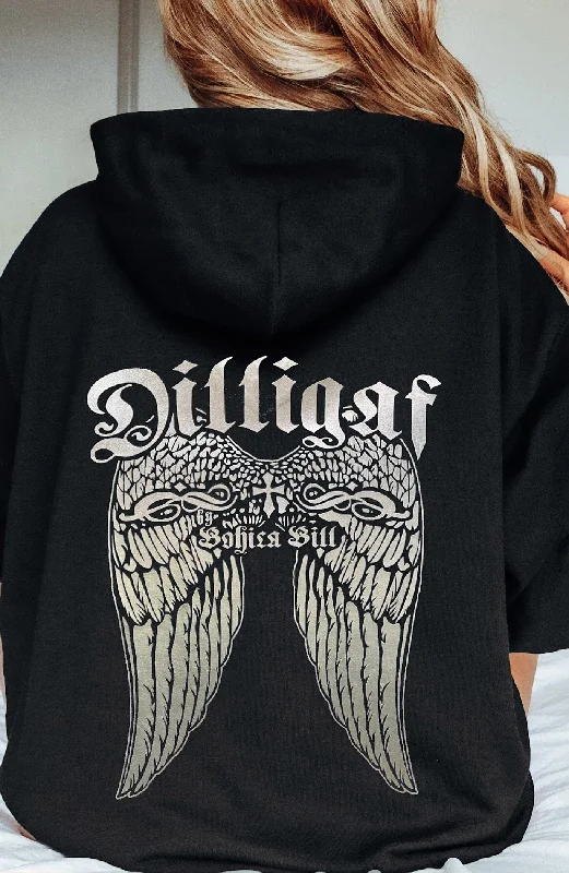 Foil Wings Hoodie British Gentlewoman Style