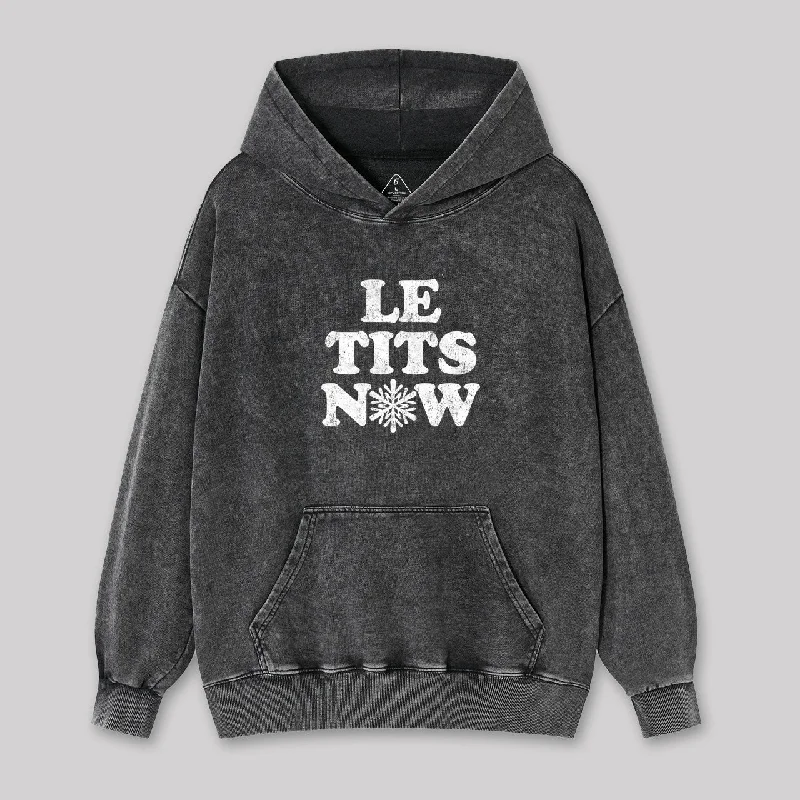 Le Tits Now Washed Hoodie French