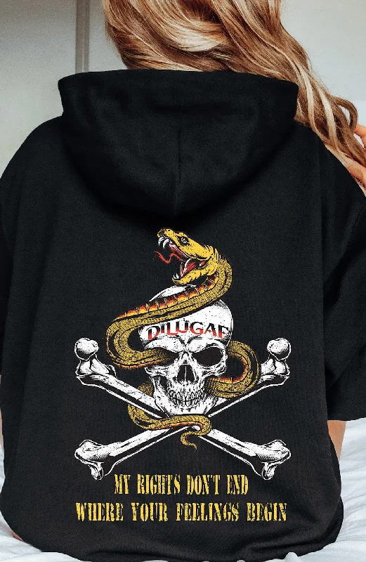 My rights You're Feelings Hoody Cozy Women's Sherpa - lined