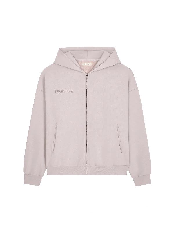 Womens Natural Dye Zipped Hoodie—daylight purple Youthful Women's Anime - inspired