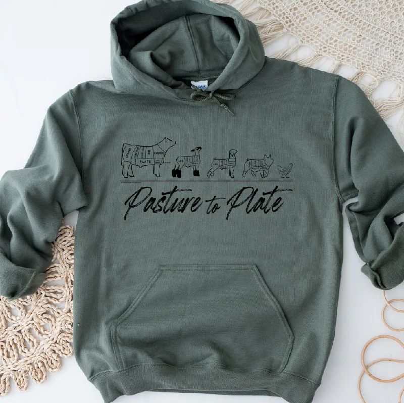 Pasture To Plate Hoodie (S-3XL) Unisex - Multiple Colors! Practical Women's Quick - dry Pasture To Plate Hoodie (S-3XL) Unisex - Multiple Colors! Practical Women's Quick - dry