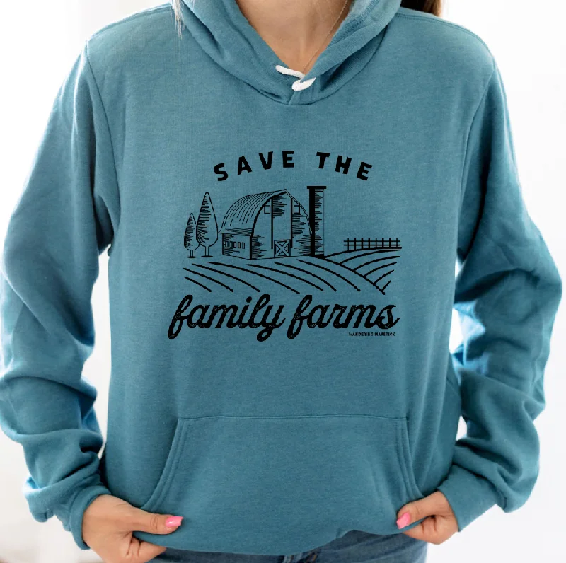 Save The Family Farms Hoodie (S-3XL) Unisex - Multiple Colors! Classic Women's Pin - striped Save The Family Farms Hoodie (S-3XL) Unisex - Multiple Colors! Classic Women's Pin - striped