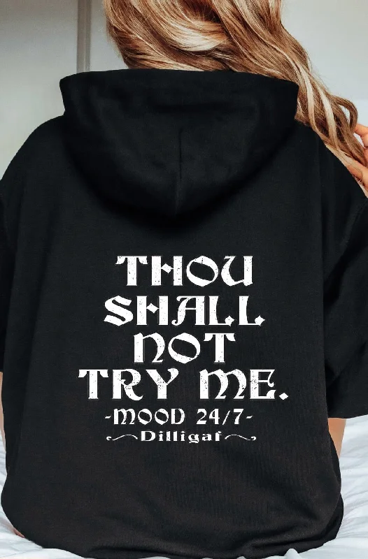 Thou Shall Not Pullover Hoodie