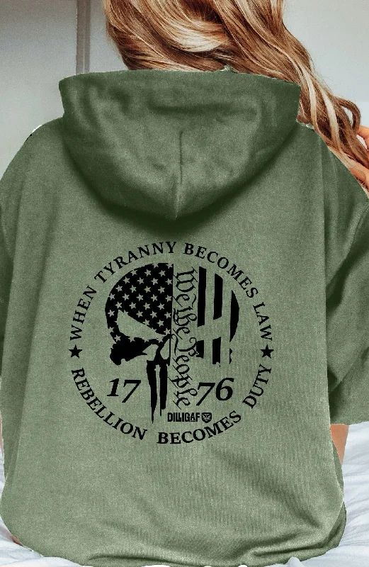 When Tyranny Becomes Law Pullover Hoodie Youthful Women's Anime - inspired